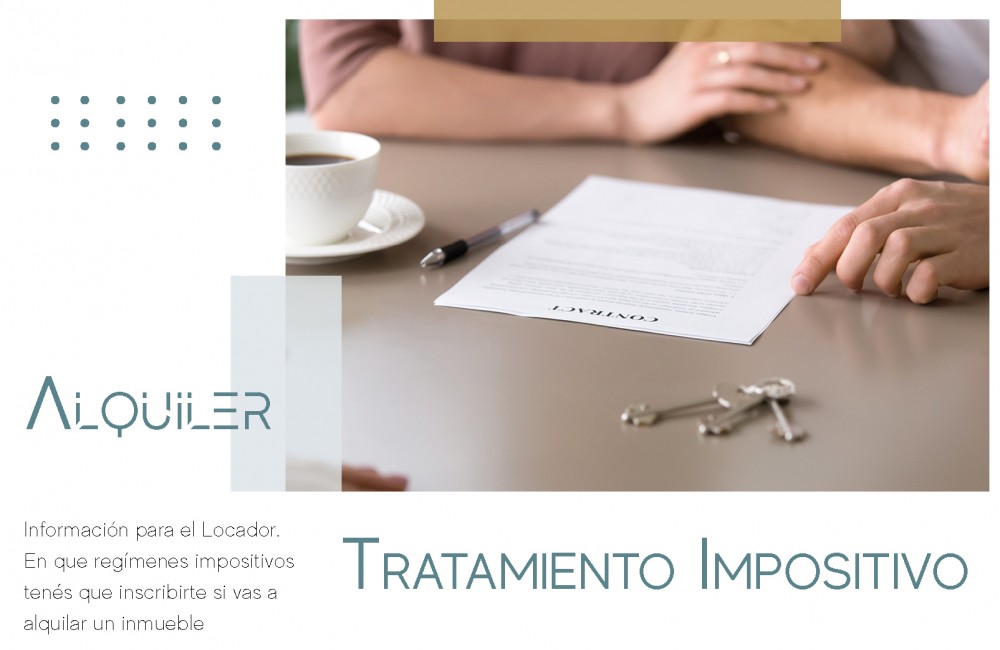 Tratamiento impositivo Alquileres